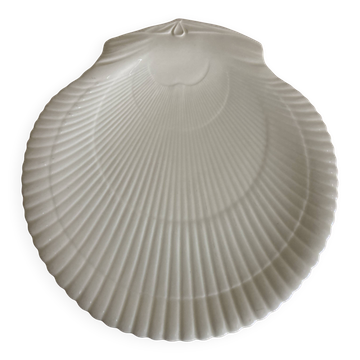 Plat neo classique coquille greek revival Wedgwood Etruria 1940
