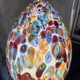 Table Lamp Modern Murano Glass Millefleurs Design Egg New