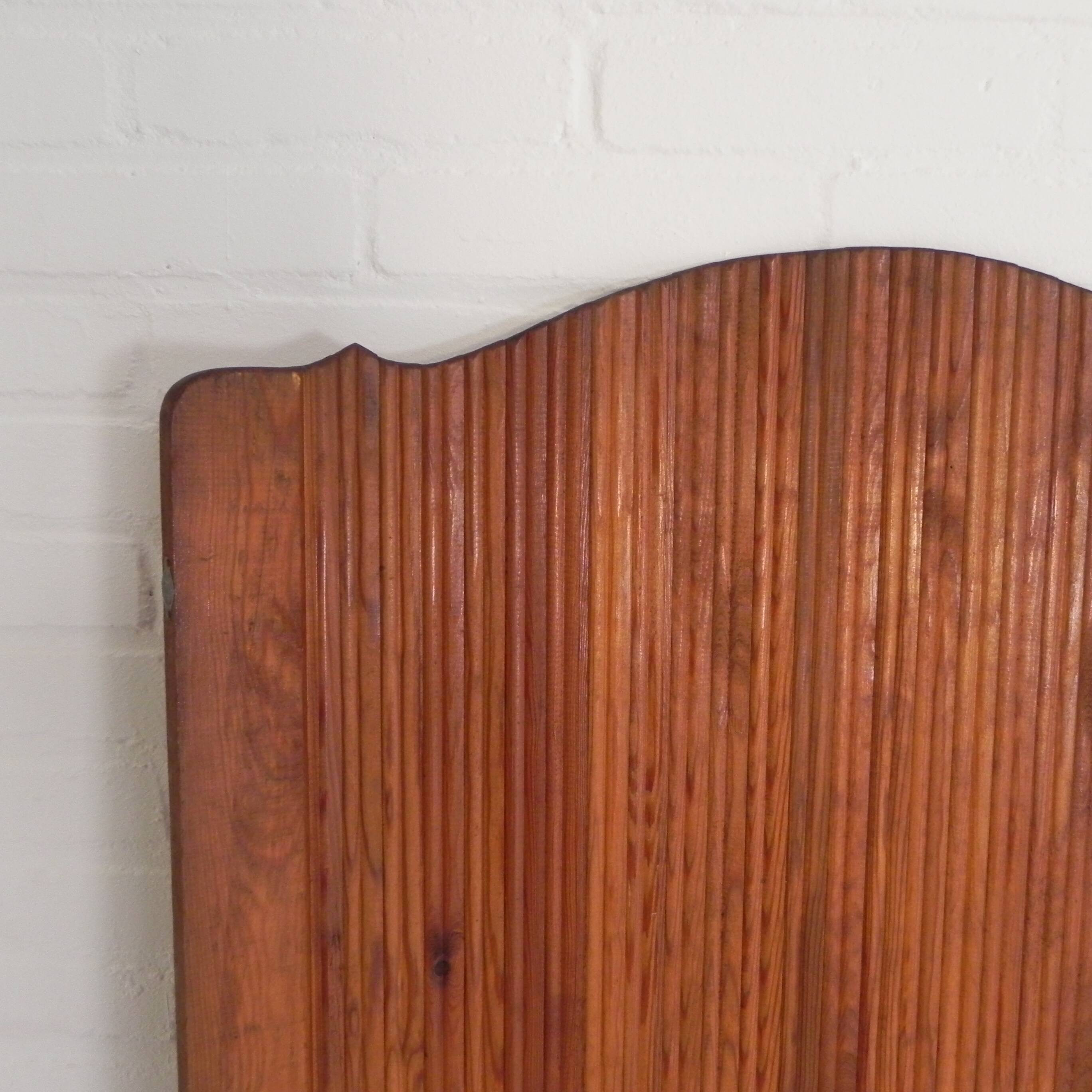 Room divider S.N.S.A. with pine slats in Baumann style, 1950s.