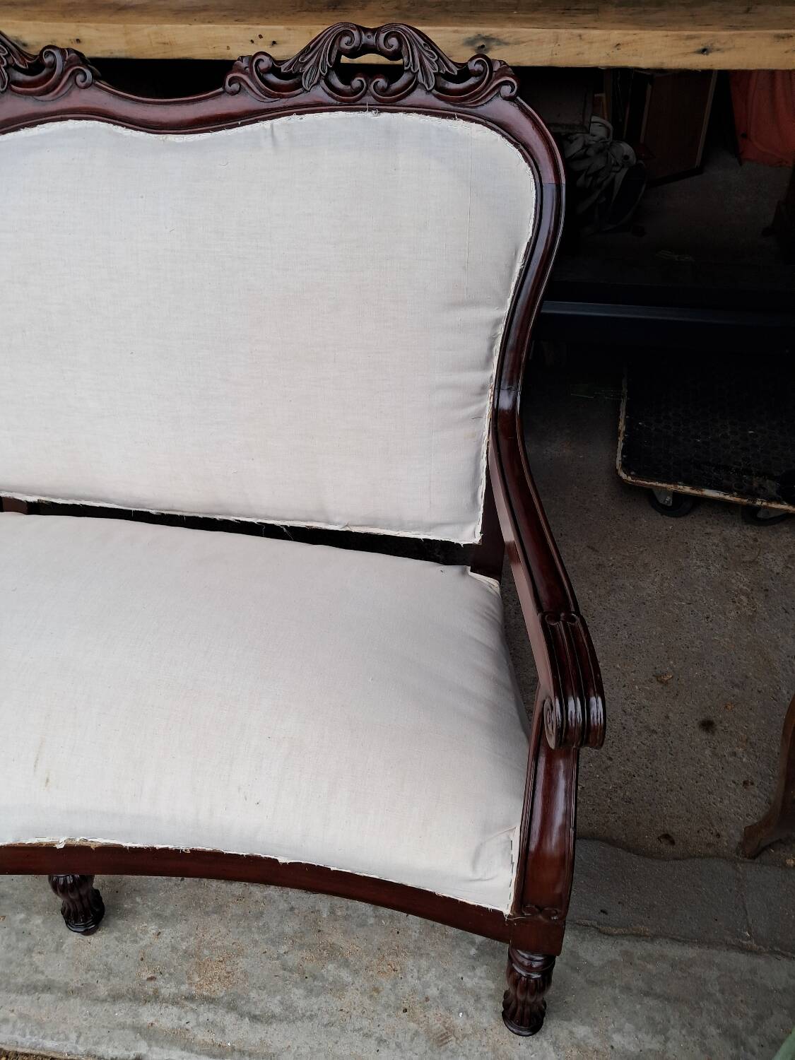 Restoration period sofa