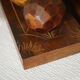 Art Deco bookends in wood faceted balls