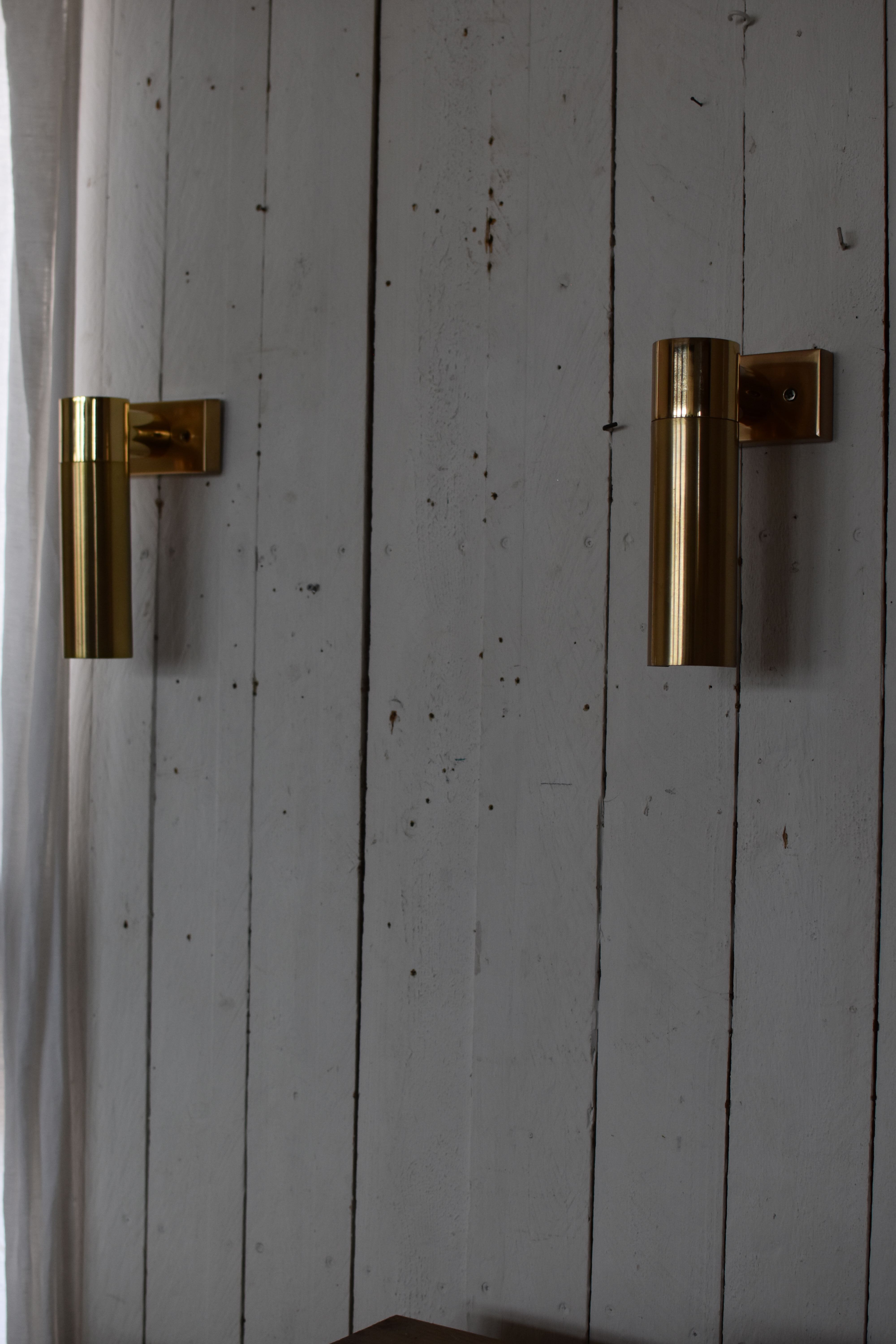 Wall lamps cylilndrique gilded