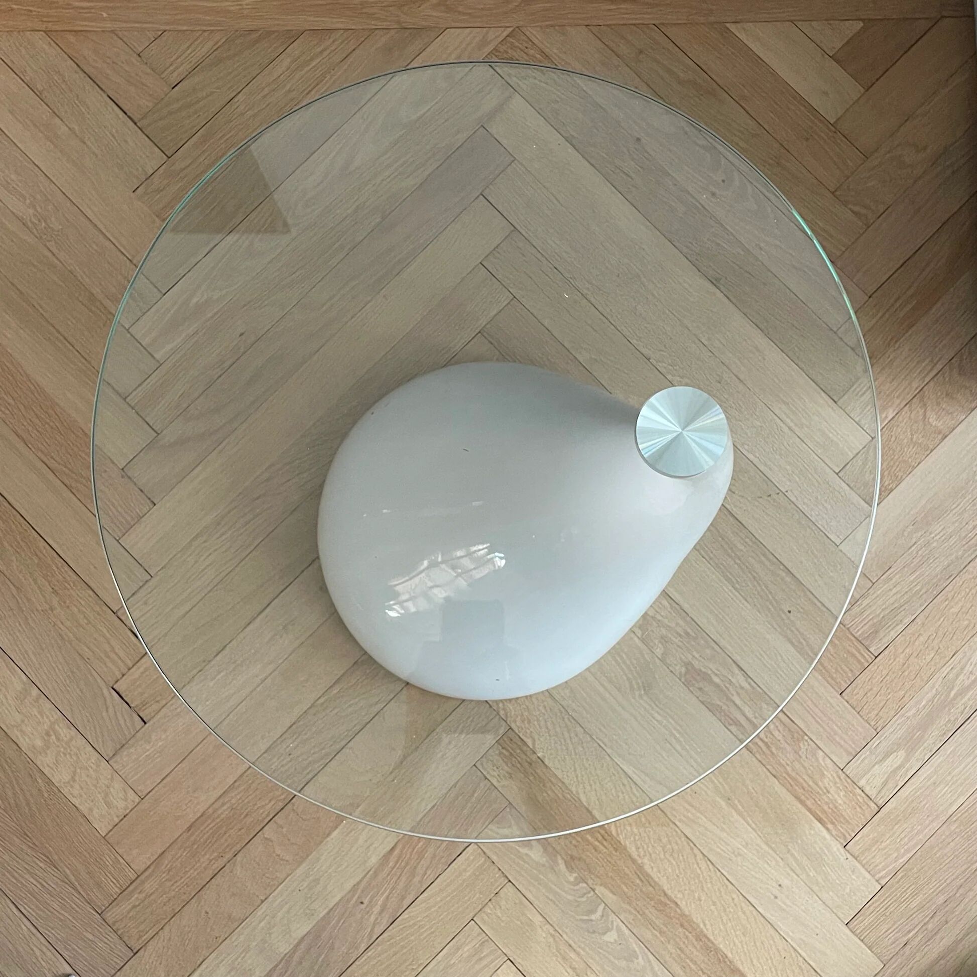 Space-age side table