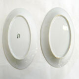 Paire de plats Art Déco