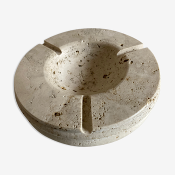 Travertine ashtray XXXL Italian neoclassical work 1970