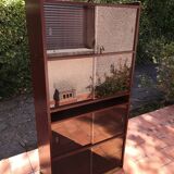 Glass bookcase by D. Rozaffy – 1960