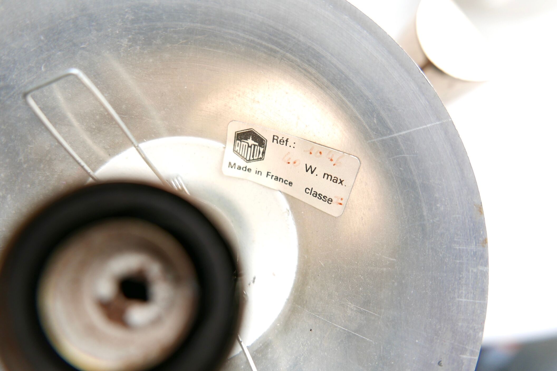 Brass Amilux wall lamp, 50's