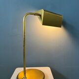 Lampe de bureau en laiton du milieu du siècle
