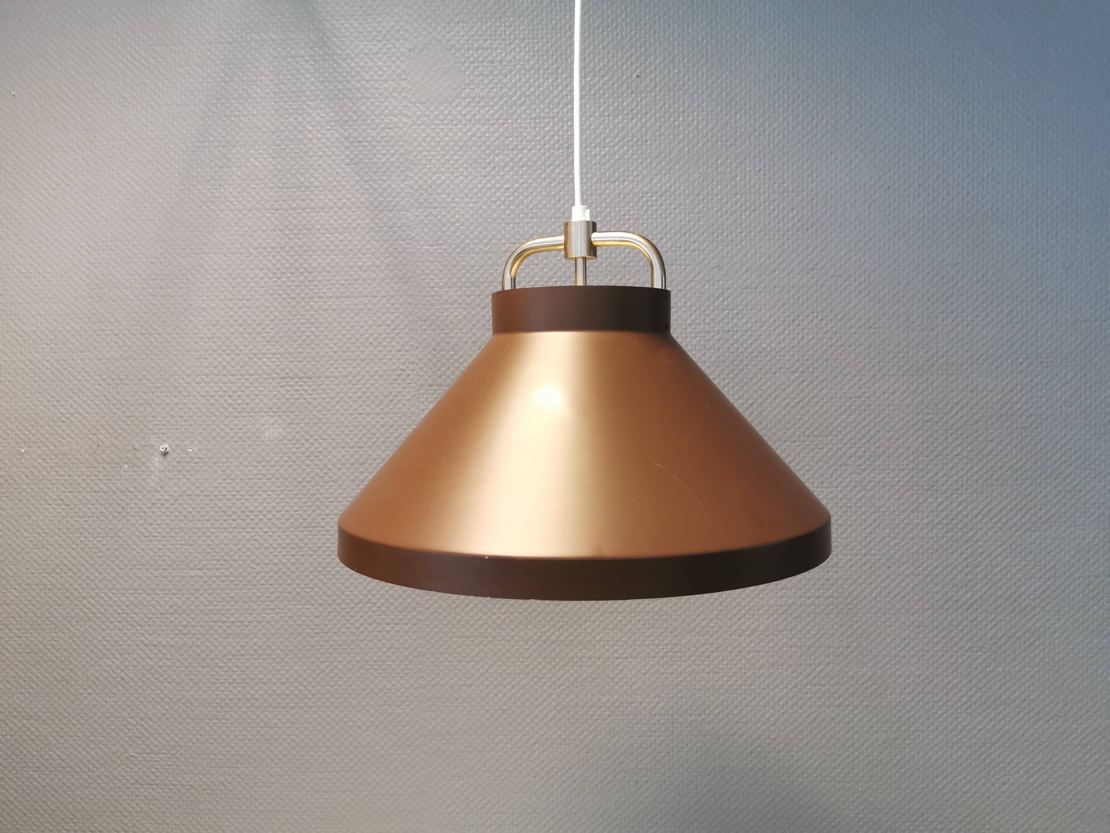 Danish hanging lamp designed by Jo Hammerborg for Fog & Mørup 1977, model Tarok.