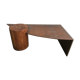 Corten steel coffee table