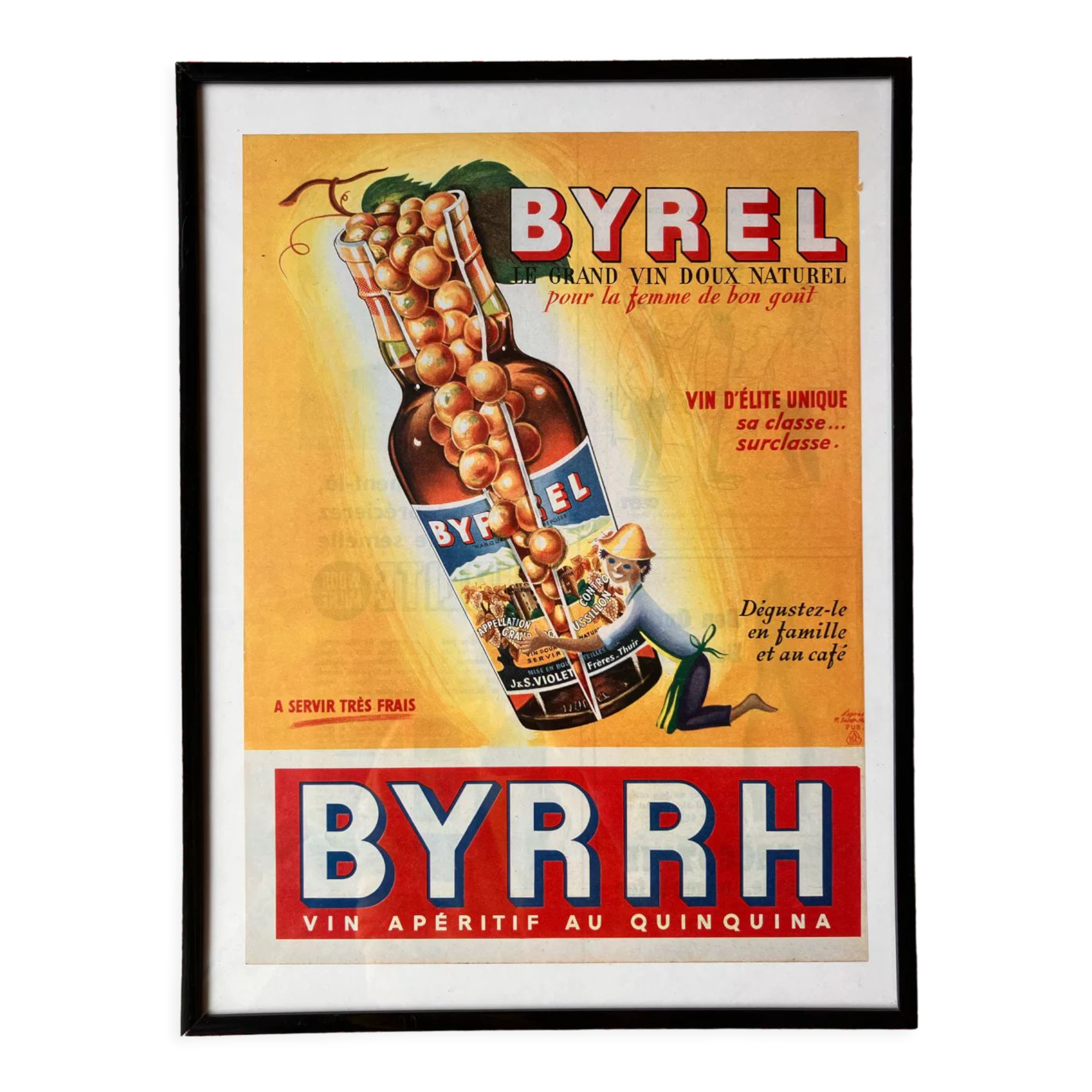 Affiche pub vintage