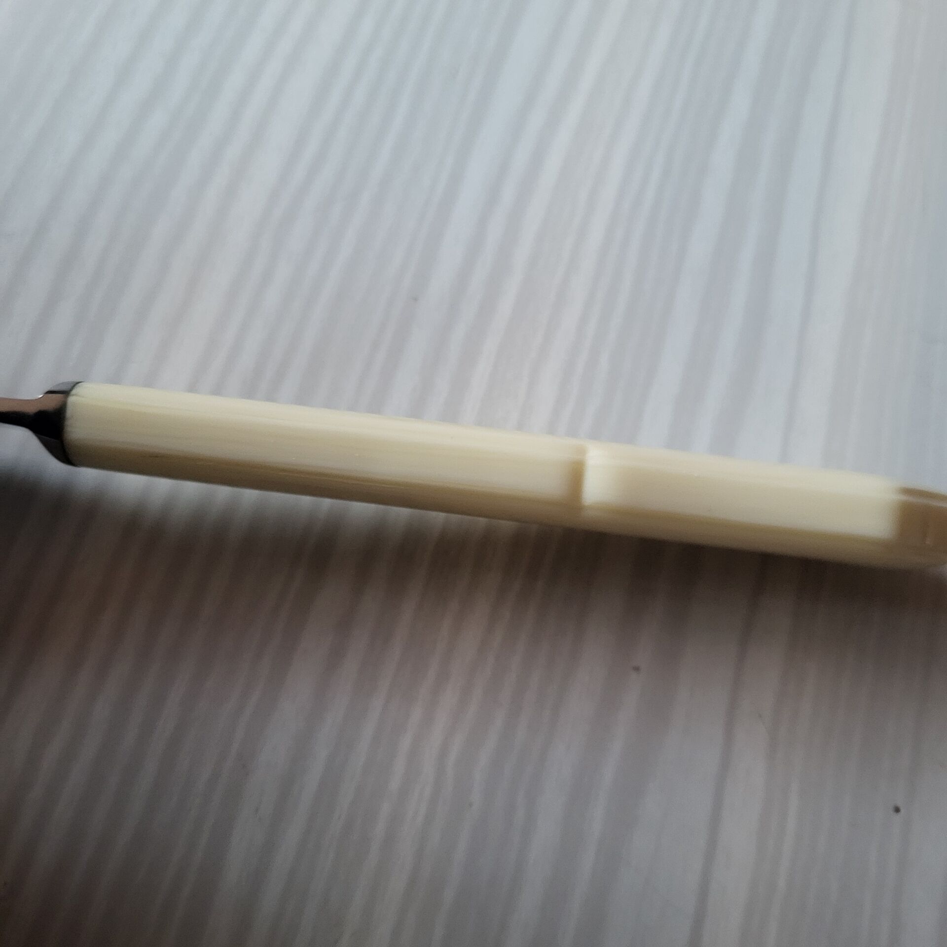 Vintage cheese knife signed S.R. Thiers in excellent condition.