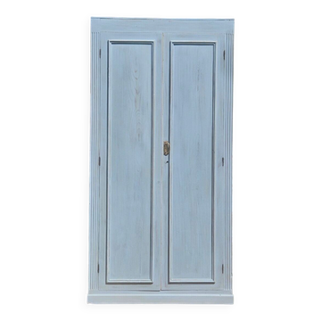 Renovated and distressed antique Parisian wardrobe | Gabrielle