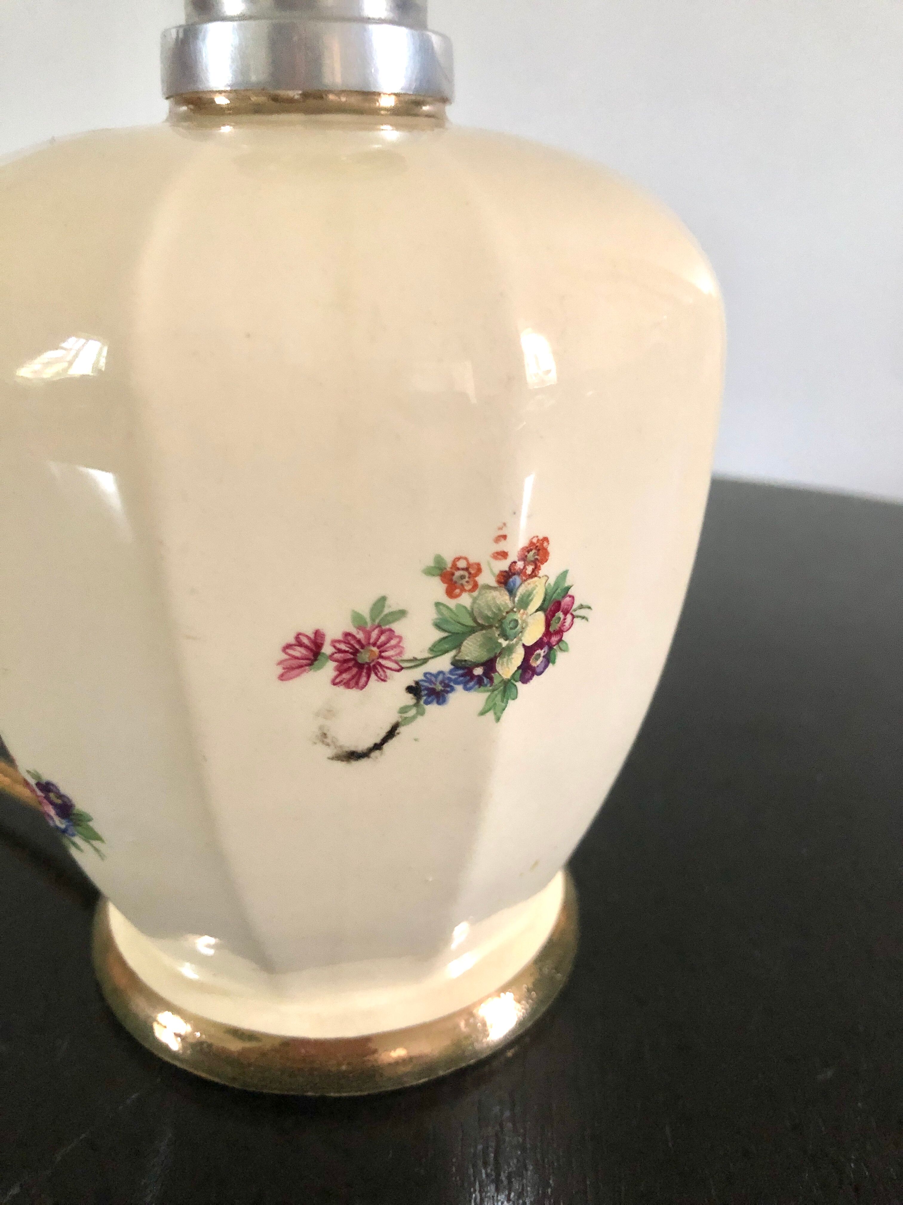 Ceramic lamp foot Charbonnier Salins les Bains