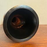Vase sculpté manguier bois