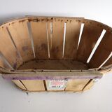 Batch of 6 storage cases, old fruit crates