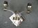 Art Deco 2-arm wall sconce with mirror and brass