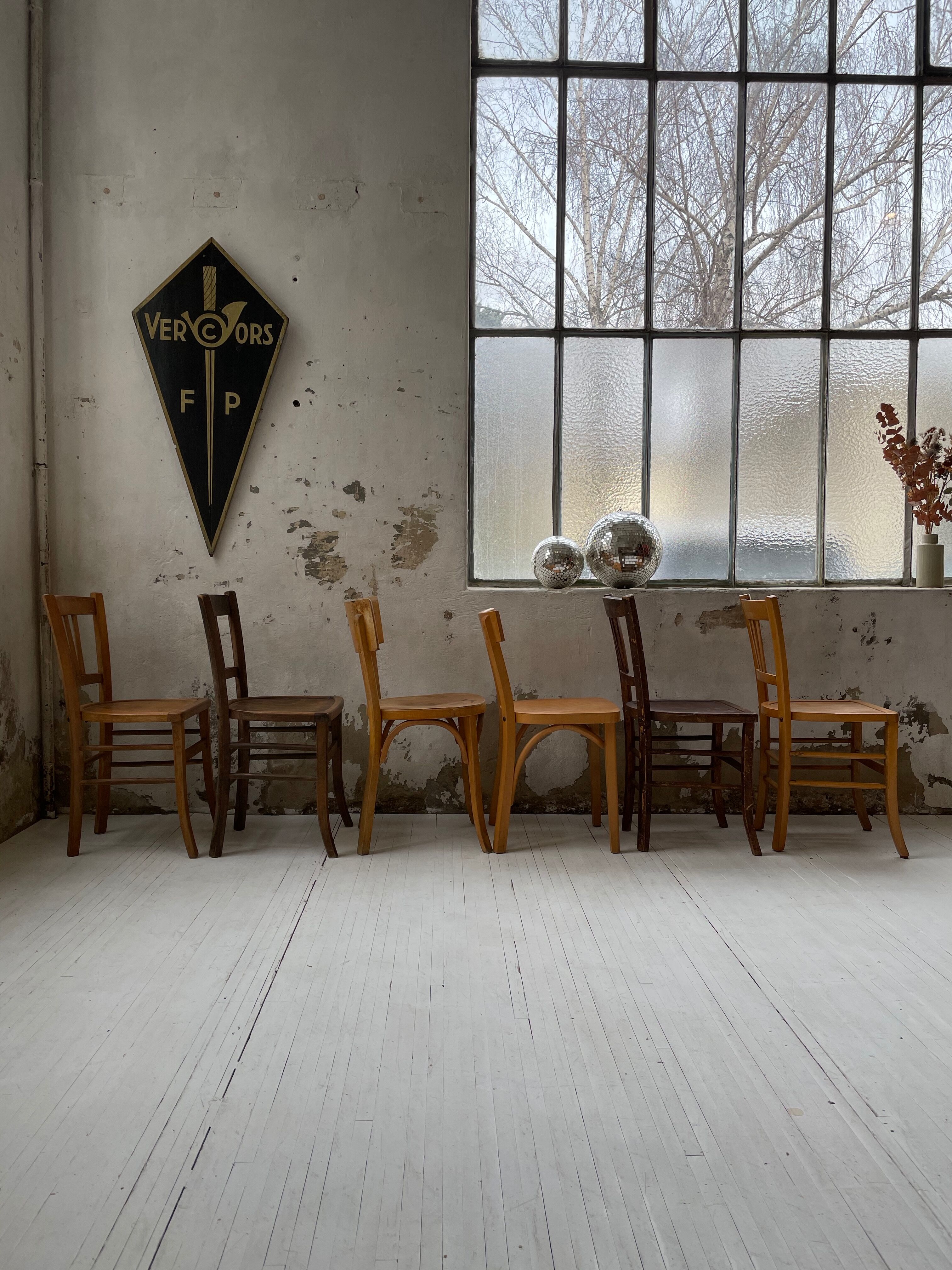 Set 6 chairs bistro Luterma Baumann