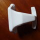 Patère en porcelaine blanche art déco