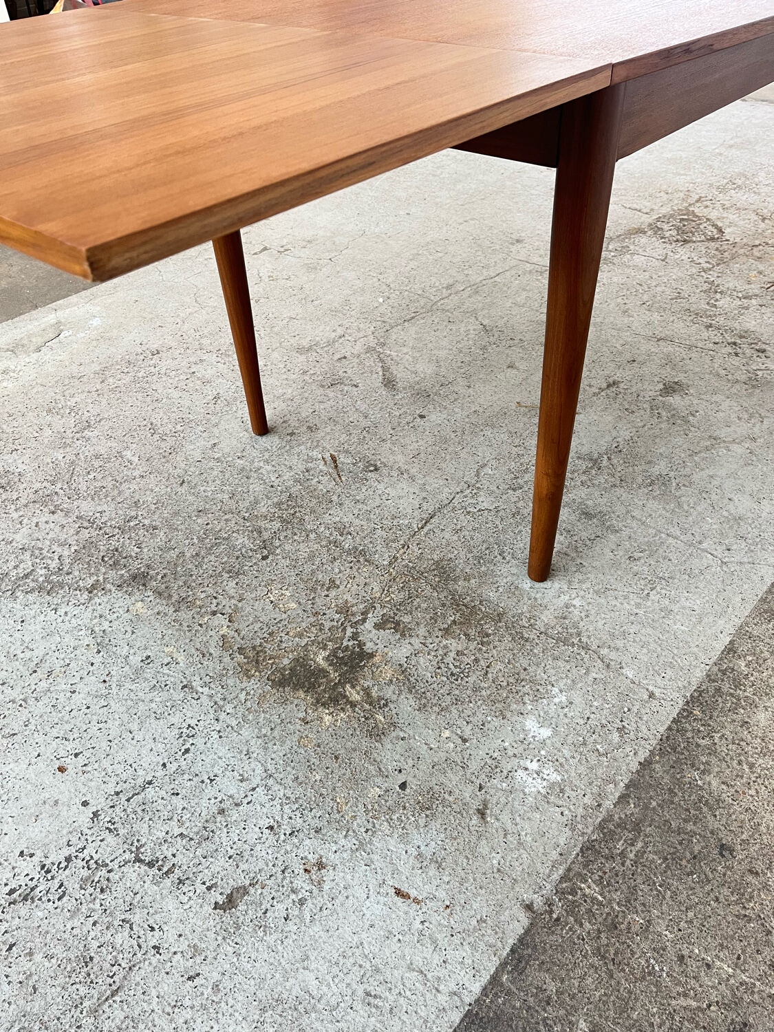 Table en teck avec rallonges