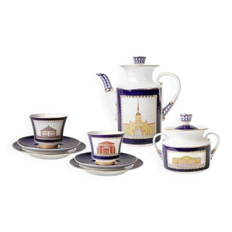 Imperial porcelain coffee service from St Petersburg