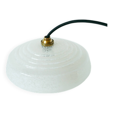 Suspension en verre de Clichy blanc, 1930