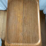 Rolling service table with two trays by Textable, France, circa 1950