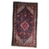 Antique Persian Hamadan handmade rug 3.8' x 6.7' 1920s - 1C1215