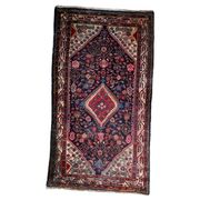 Antique Persian Hamadan handmade rug 3.8' x 6.7' 1920s - 1C1215
