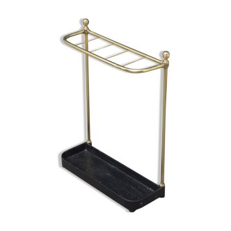 Victorian brass umbrella stand