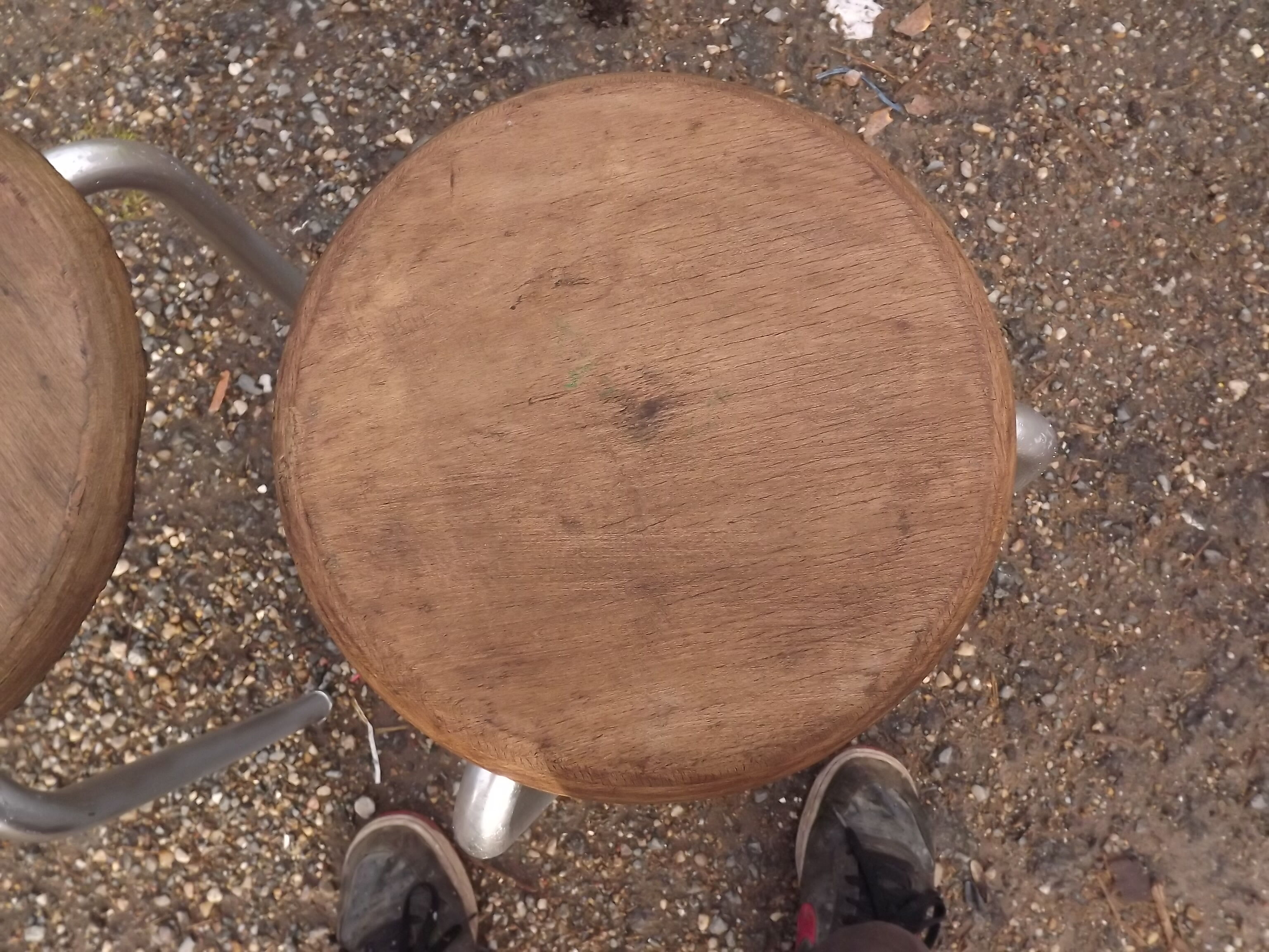 Pair of industrial stools
