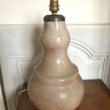 Vintage enamelled ceramic lamp base