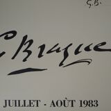 Georges Braque: Les Colombes, signed lithographic poster