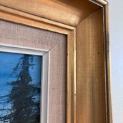 Vintage original landscape oil painting