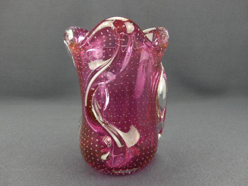 Murano, bullicante vase DLG Archimede Seguso