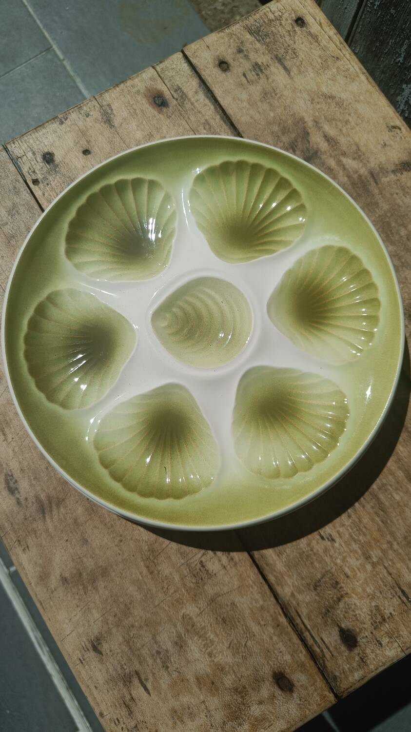 Seafood earthenware plates