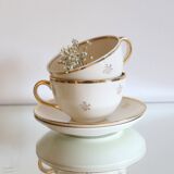 Pair of Villeroy and Boch chocolate cups