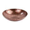 1930s Rare copper bowl with etched motif