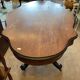 napoleon iii violin table mahogany top with drawers legs with castors