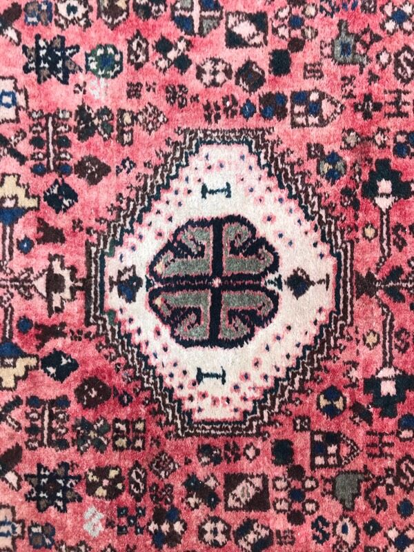 Abadeh rug Persian hand made vintage