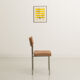 Office chair with chrome-plated steel structure