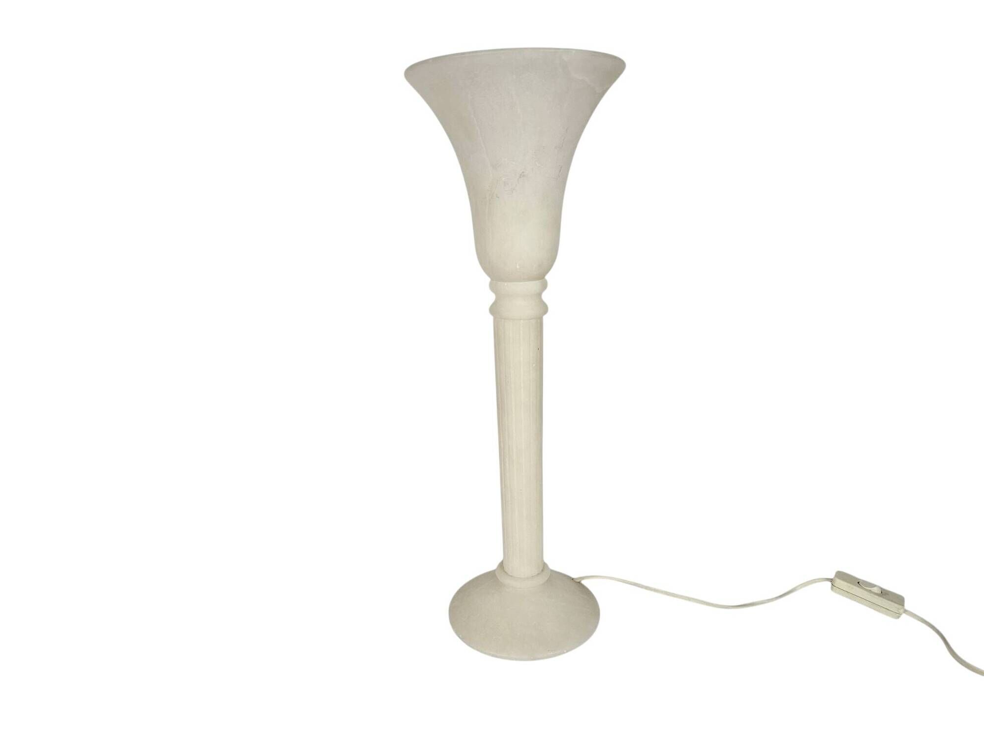 Alabaster - Uplighter - Pegasam - Chalice-style lamp - Spain - 1970s