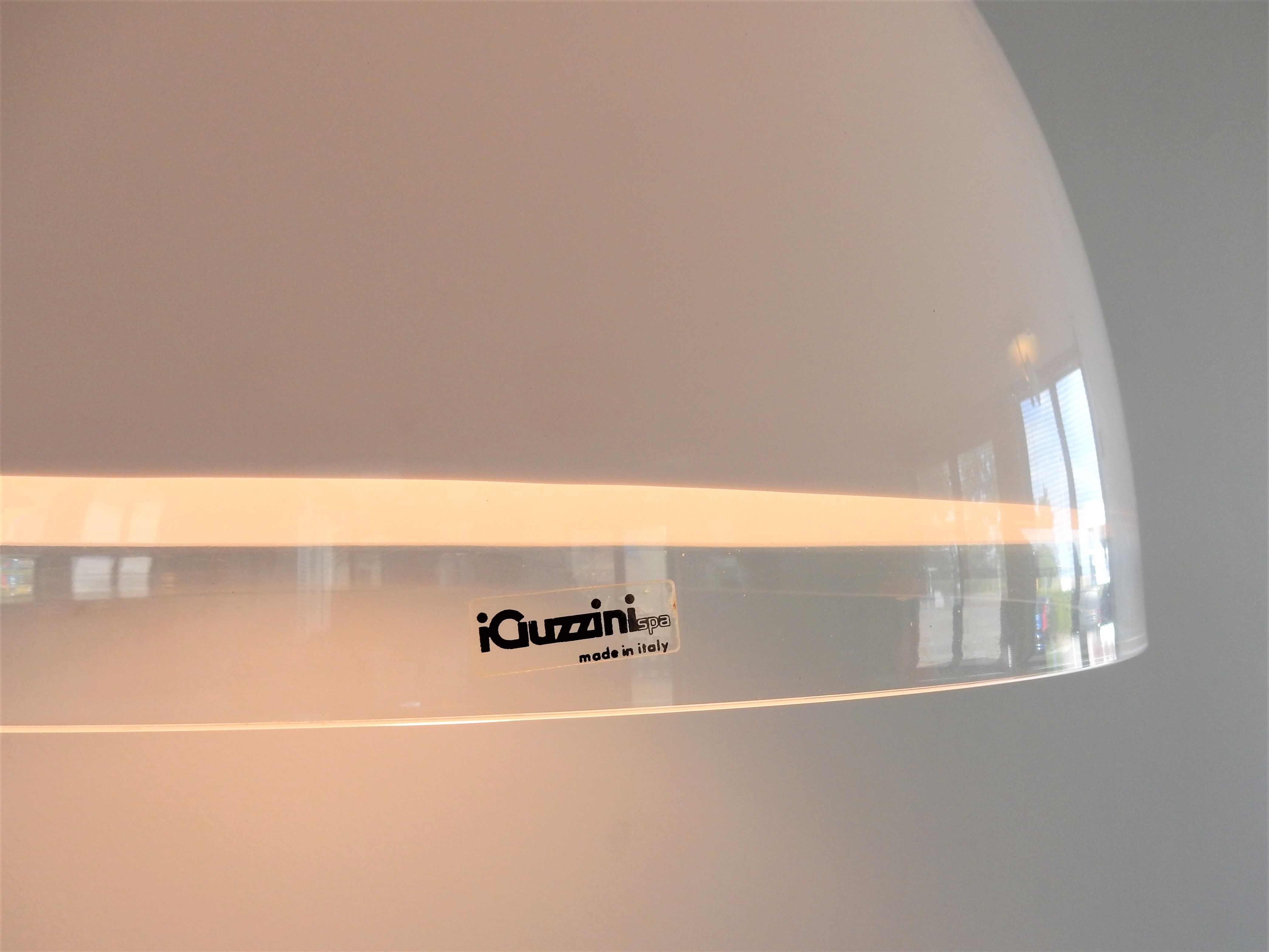 White Baobab pendant lamp by iGuzzini, Italy 1970's