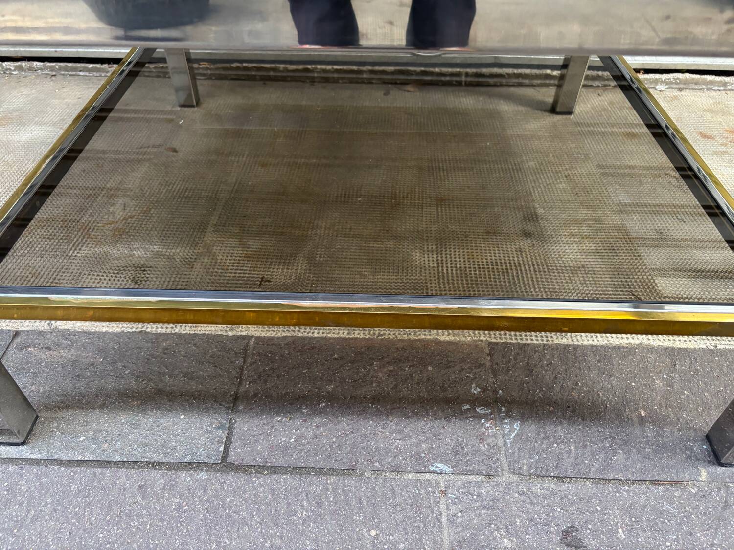 Square coffee table from the 70s