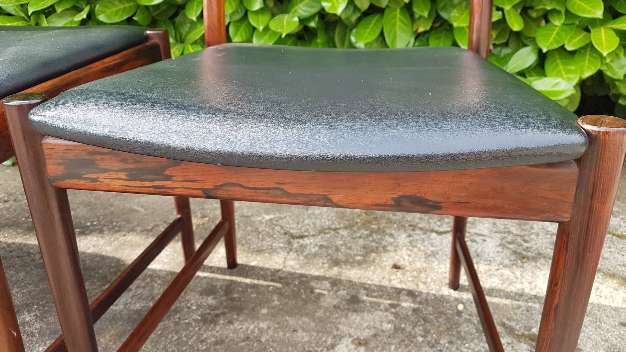 4 chairs in rosewood from rio editor vamo sonderborg