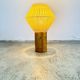 B-243 Wood & Sisal Table Lamp By Hans-Agne Jakobsson For Ab Ellysett, Sweden 1960S