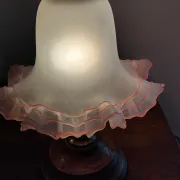 Set of two Art Nouveau bedside lamps.