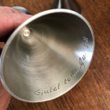 Pair of Scandinavian candle holders by Gjutet Tenn 1960