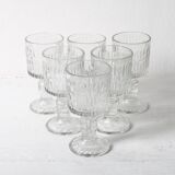 Set of 6 Ravenhead Siesta Bark Shot Glasses 6 cl / United Kingdom / 1970s