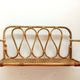 Vintage rattan shelf from the 1970s